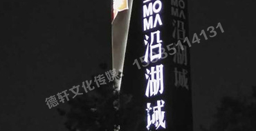 南中環(huán)當代沿湖城地產(chǎn)標識,精神堡壘